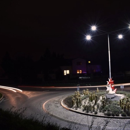 Pouliční LED osvětlení Šestajovice