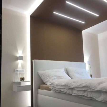 Designové LED osvětlení ložnice